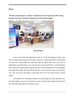 Đổi mới mô hình quản lý cá nhân và nhóm làm việc tại ngân hàng TMCP công thương việt nam 