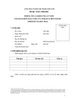 THONG TIN CA NHAN UNG CU VIEN BKS