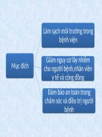 Kiểm soát nhiễm khuẩn trong y tế