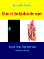 Khám và làm bệnh án tim mạch