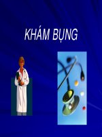 Khám bụng ngoại khoa