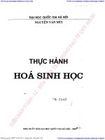 THỰC HÀNH hóa SINH học   NGUYỄN văn mùi  