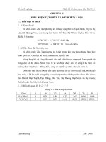 Thiết kế hồ chứa nước khe tân PA1 