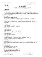 Giáo án ngữ văn 7 TUẦN 4  tiết 13 NHỮNG câu hát THAN THÂN 