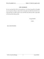 Thiết kế nâng cấp hệ thống tiêu phúc lộc thuộc huyện quế võ – bắc ninh phương án 1 