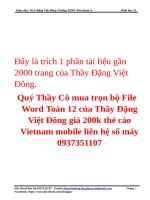 Mặt Tròn Xoay Có Giải Chi Tiết Rất Hay