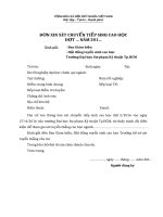 Don dang ky xet tuyen thang