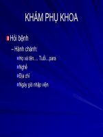 Khám phụ khoa ppt
