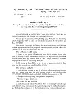 Thông tư liên tịch Hướng dẫn quản lý và sử dụng kinh phí thực hiện Đề án kiểm soát dân số các vùng biển, đảo và ven biển giai đoạn 2009-2020