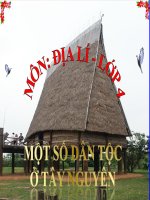 Bài 6. Một số dân tộc ở Tây Nguyên