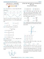 Đề thi thử THPTQG Toán 2018 THPT Hoa Lư A  Ninh Bình