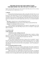 Day hoc tich cuc va tuong tac trong dạy học thực hành kĩ thuật