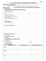 PHIẾU HỌC TẬP VẬT LÝ 11