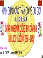 Bài 11. Ôn tập: Hơn tám mươi năm chống thực dân Pháp xâm lược và đô hộ (1858 - 1945)