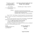 636257655590434765THAY DOI LICH HỌI NGHỊ GIAO BAN CONG DOAN