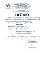 Thu moi tham du HD BV cap Truong 30 9 2017