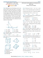 Đề thi thử THPTQG Toán 2018 THPT Quế Võ 2  Bắc Ninh