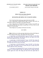 Thông tư bãi bổ văn bản qui phạm pháp luật