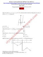 Đề thi thử THPTQG Toán 2018 Đặng Việt Đông 2018 có giải chi tiết