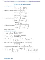 bài tập cực trị điện xoay chiều giải chi tiết