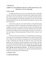 SKKN NGHIÊN CỨU GIẢI THÍCH ỨNG DỤNG CỦA MỘT SỐ CHẤT DỰA VÀO TÍNH CHẤT VẬT LÍ VÀ HÓA HỌC