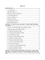 THỰC TRẠNG HOẠT ĐỘNG GIAO kết và THỰC HIỆN hợp ĐỒNG LAO ĐỘNG tại CÔNG TY TRÁCH NHIỆM hữu hạn TRÍ lực