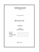 Đề cương mẫu luận văn đại học quốc gia hà nội