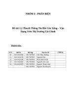 Lý Thuyết Thông Tin Bất Cân Xứng – Vận Dụng Trên Thị Trường Tài Chính