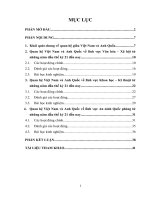 Quan hệ việt nam và anh quốc về các lĩnh vực văn hóa – xã hội, khoa học – kĩ thuật và an ninh quốc phòng trong những năm đầu thế kỉ 21