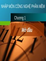Bài giảng công nghệ phần mềm chương 1   phạm mạnh cương 
