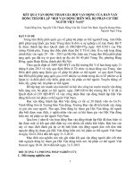 KẾT QUẢ VẬN ĐỘNG THAM GIA HỘI VẬN ĐỘNG CỦA BAN VẬN ĐỘNG THÀNH LẬP “HỘI VẬN ĐỘNG HIẾN MÔ, BỘ PHẬN CƠ THỂ NGƯỜI VIỆT NAM”