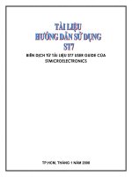 Tài liệu hướng dẫn sử dụng ST7