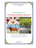 Lập dự án tư vấn dự án nông nghiệp hỗn hợp hòn đất kiên giang 