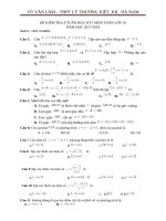 ĐỀ KIỂM TRA GIỮA HỌC KỲ I TOÁN 10