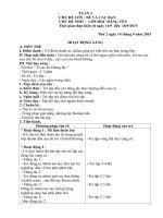 TUẦN 2  BÉ VÀ CÁC BẠN  2015