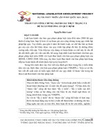 THAM VẤN CÔNG CHÚNG: ĐÁNH GIÁ THỰC TRẠNG VÀ ĐỀ XUẤT PHƯƠNG ÁN QUY ĐỊNH