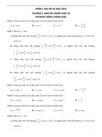 874 câu hỏi trắc nghiệm ôn tập Toán lớp 11  có đáp án