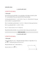 DỜI HÌNH  PHÉP BIẾN HÌNH (Lý thuyết + Bài tập vận dụng)