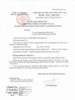 CBTT thay doi so luong CP co quyen bieu quyet dang luu hanh signature