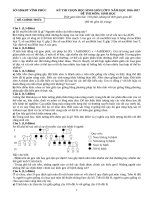 HSG SINH 9 TỈNH VP2016 - 2017