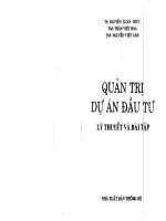 QUAN TRI DU AN DAU TU   NGUYEN XUAN THUY