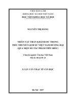 Nhân vật trần khánh dư trong tiểu thuyết lịch sử việt nam đương đại (qua một số tác phẩm tiêu biểu) tt