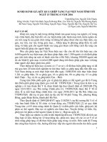 SƠ BỘ ĐÁNH GIÁ KÊT QUẢ GHÉP TẠNG TẠI VIỆT NAM TÍNH TỚI NGÀY 15 THÁNG 6 NĂM 2016