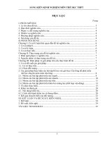 SKKN Một số bài tập phát triển thể lực môn cầu lông cho học sinh lớp 10 THPT