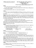 ĐỀ THI HSG LẬP THẠCH 2015 - 2016