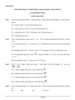 400 bài tập trắc nghiệm dời hình (Có đáp án)