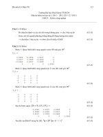 Đề thi đáp án robot công nghiệp 