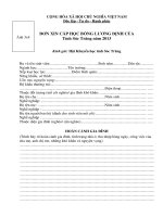 don xin cap hoc bong Luong Dinh Cua