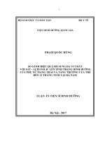 So sánh hiệu quả bổ sung đa vi chất với sắt - acid folic lên tình trạng dinh dưỡng của phụ nữ mang thai và tăng trưởng của trẻ đến 12 tháng tuổi tại Hà Nam (FULL TEXT)