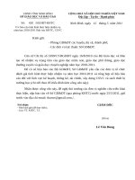 Cong van yeu cau so lieu thi dua co so 2010-2011